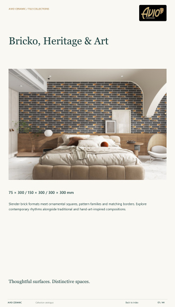 Bricko & Heritage catalogue cover