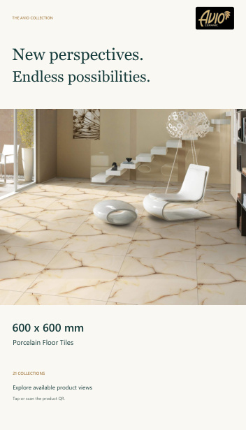 Porcelain tiles catalogue cover