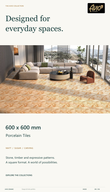 Porcelain tiles catalogue cover