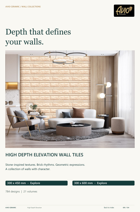 Elevation tiles catalogue cover