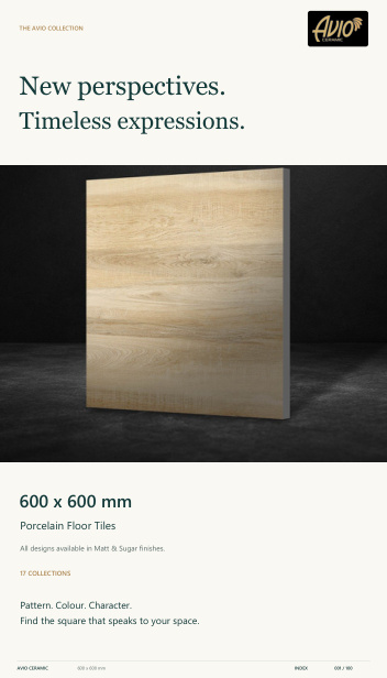 Porcelain tiles catalogue cover
